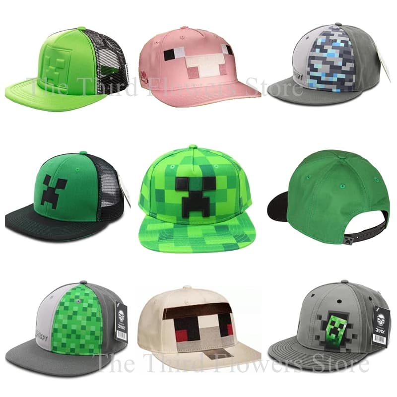 Minecrafte Czapka z daszkiem dla fanów gier